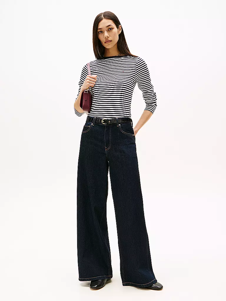 TOMMY HILFIGER | Langarmshirt  | dunkelblau