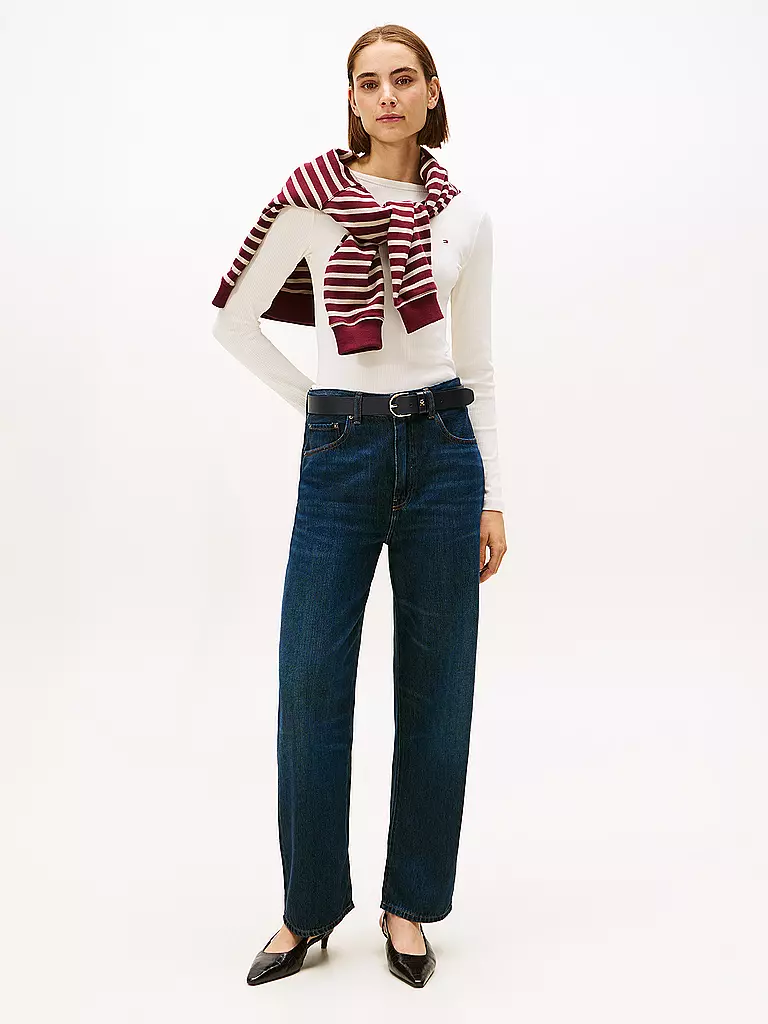 TOMMY HILFIGER | Langarmshirt  | weiss