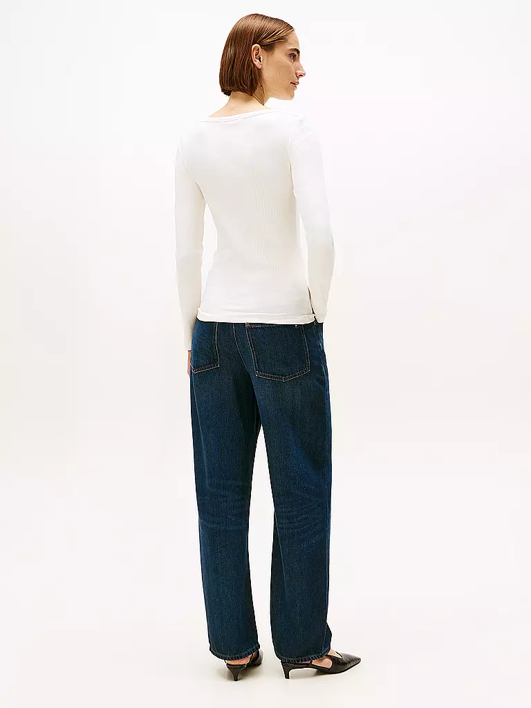 TOMMY HILFIGER | Langarmshirt  | weiss