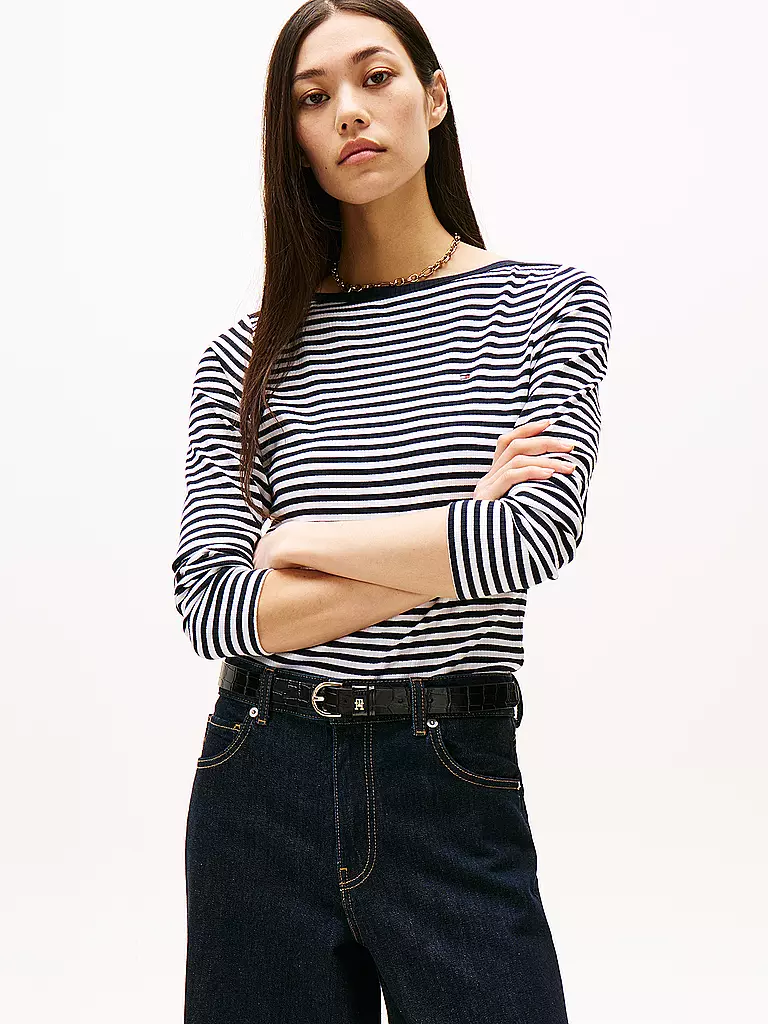 TOMMY HILFIGER | Langarmshirt  | dunkelblau