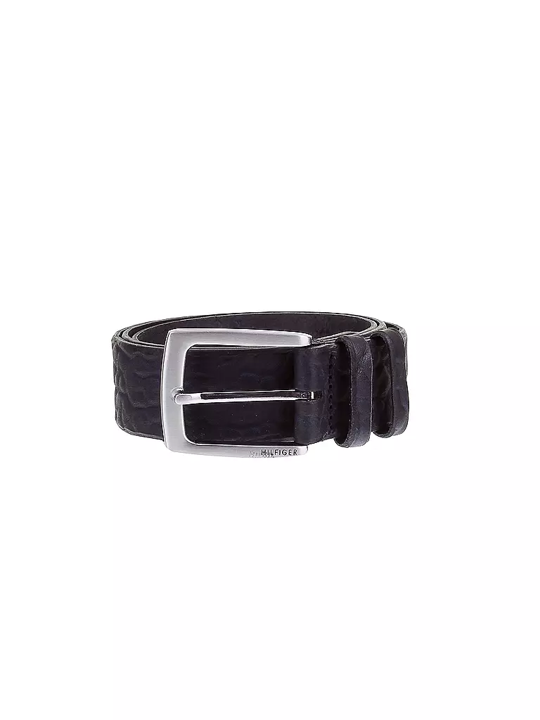 TOMMY HILFIGER | Ledergürtel "Stefan" | blau