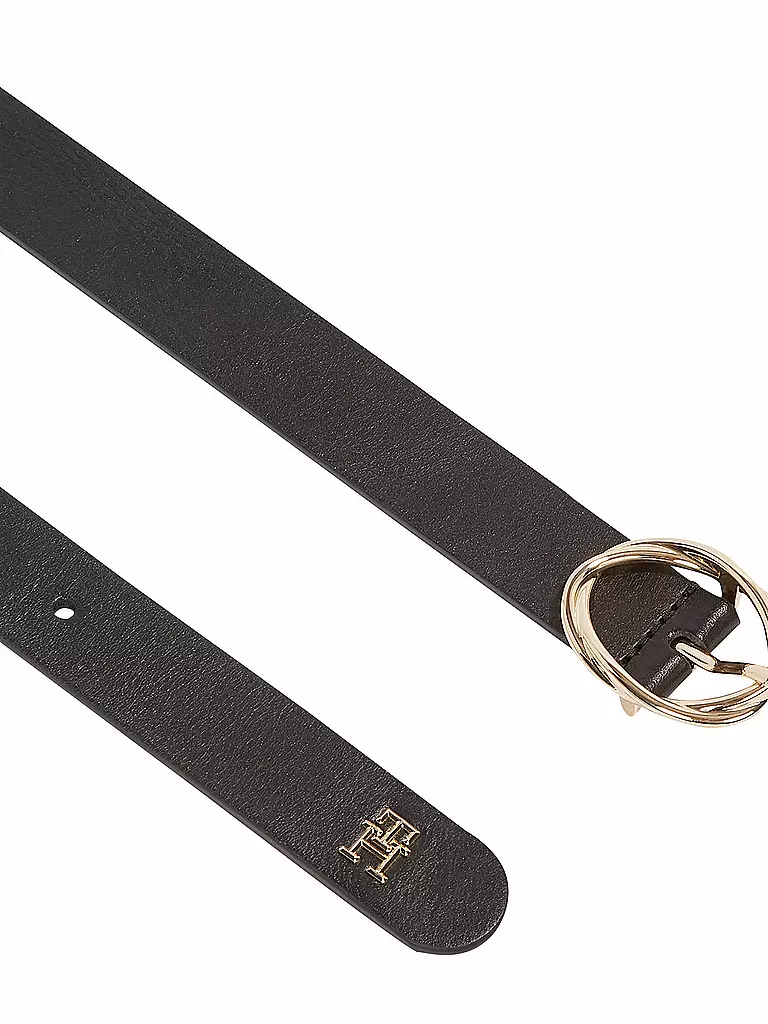 TOMMY HILFIGER | Ledergürtel TH CHIC | creme