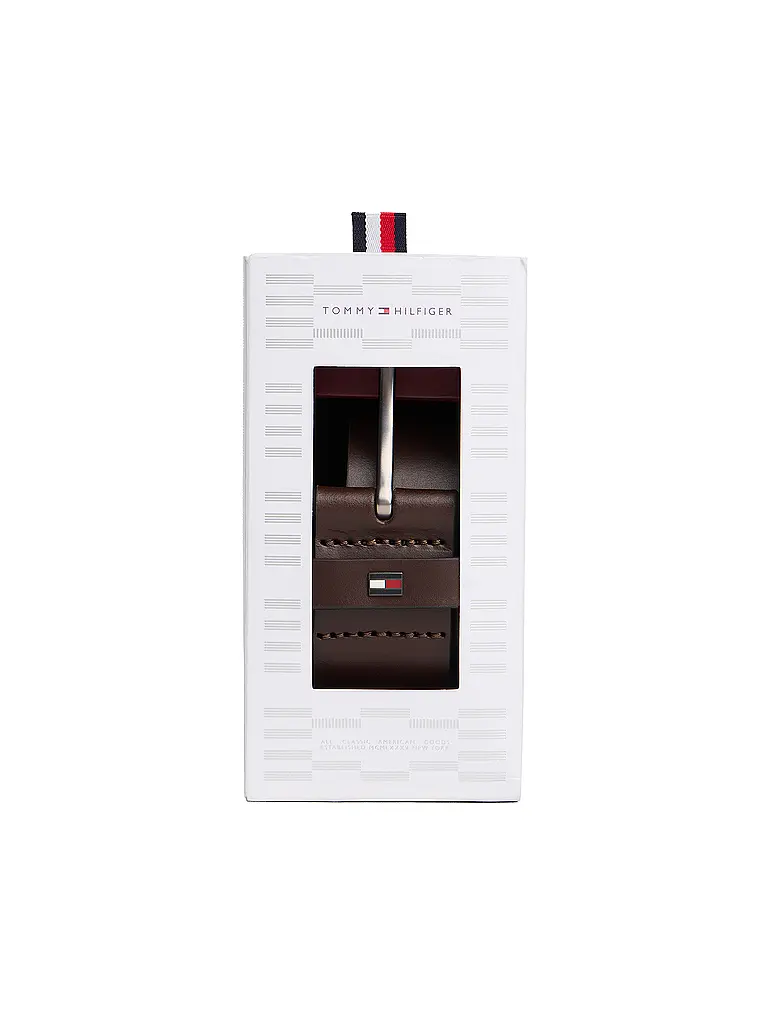 TOMMY HILFIGER | Ledergürtel | braun