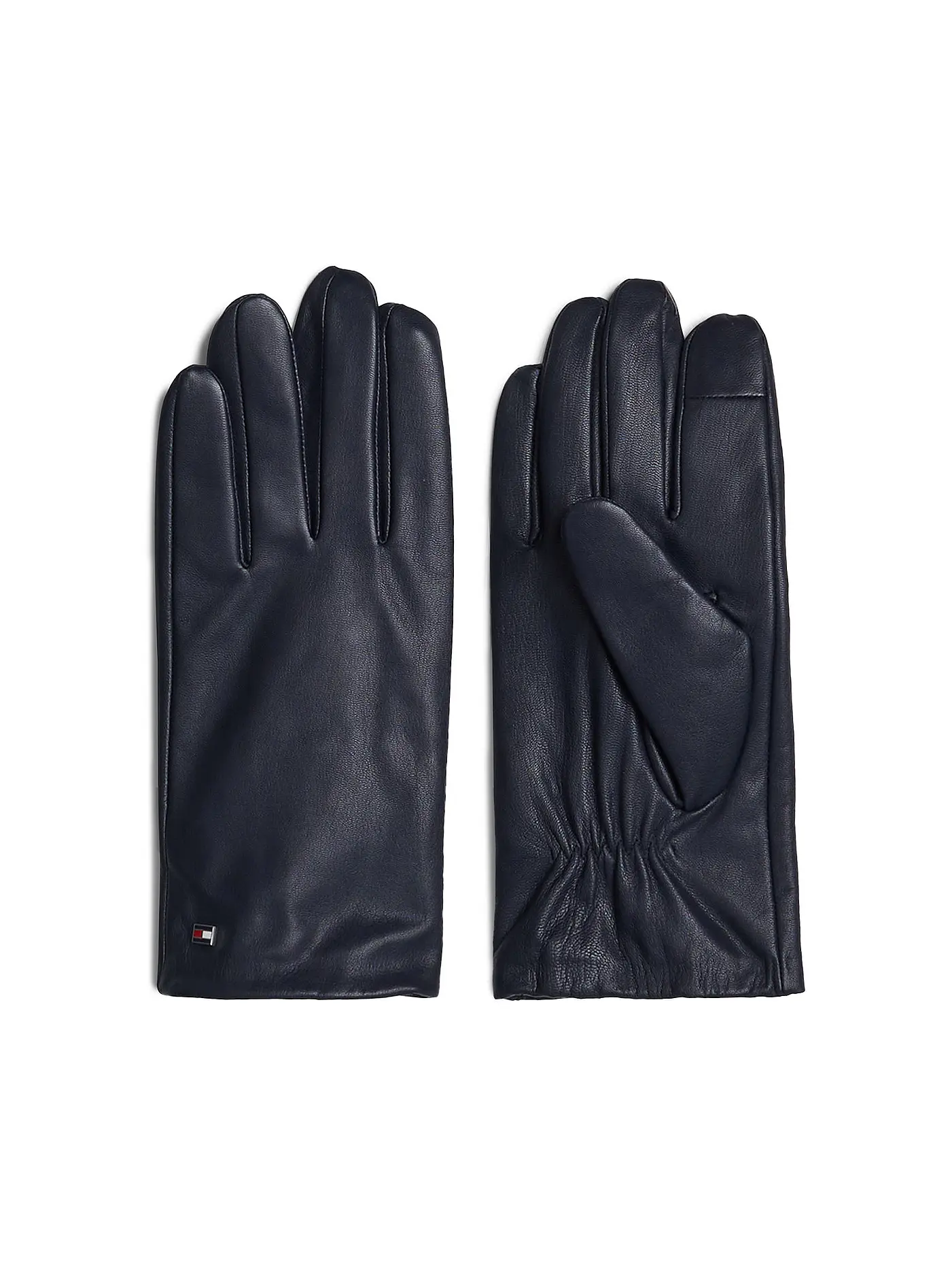 TOMMY HILFIGER | Lederhandschuhe | blau