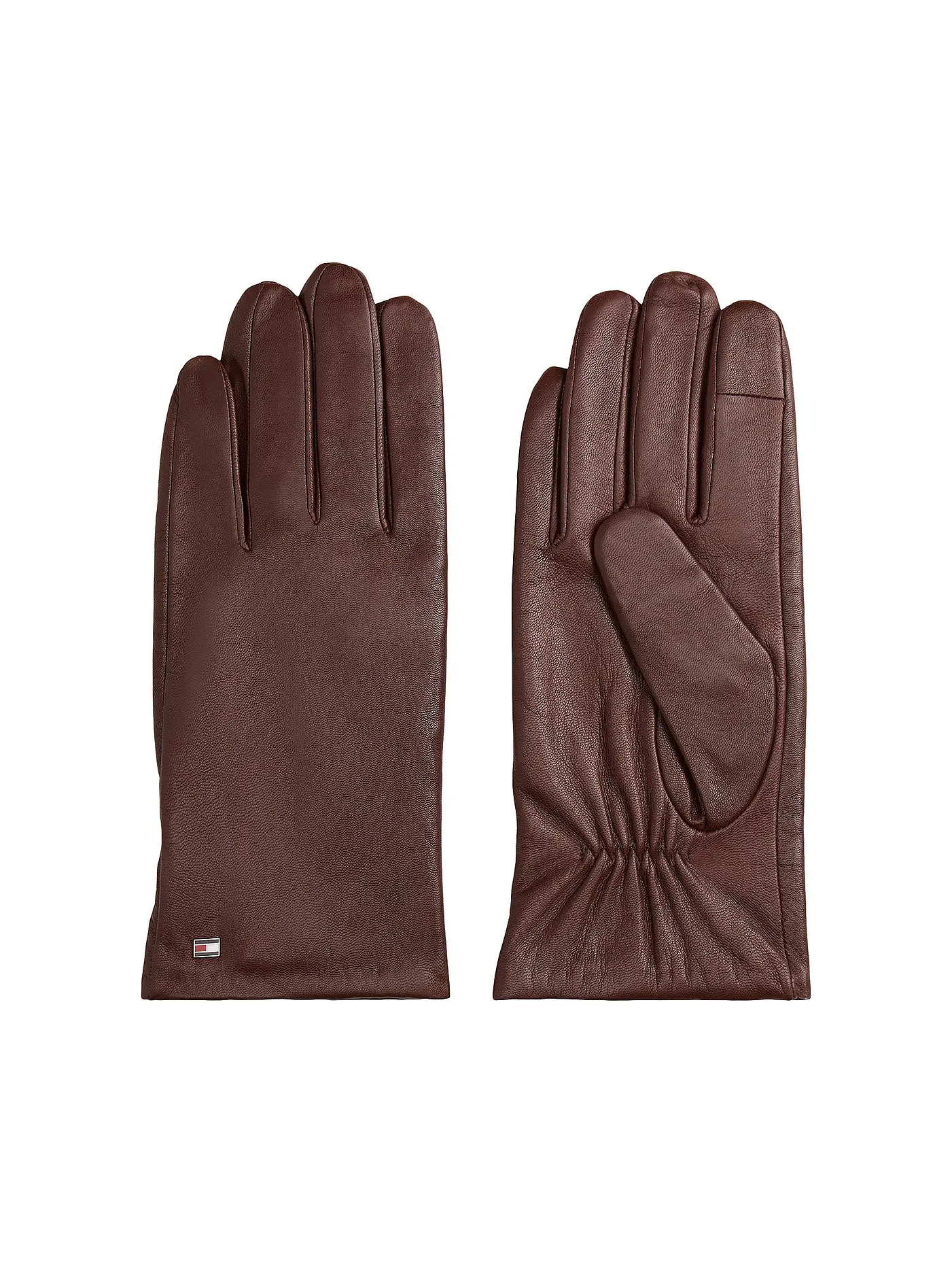 TOMMY HILFIGER | Lederhandschuhe | braun