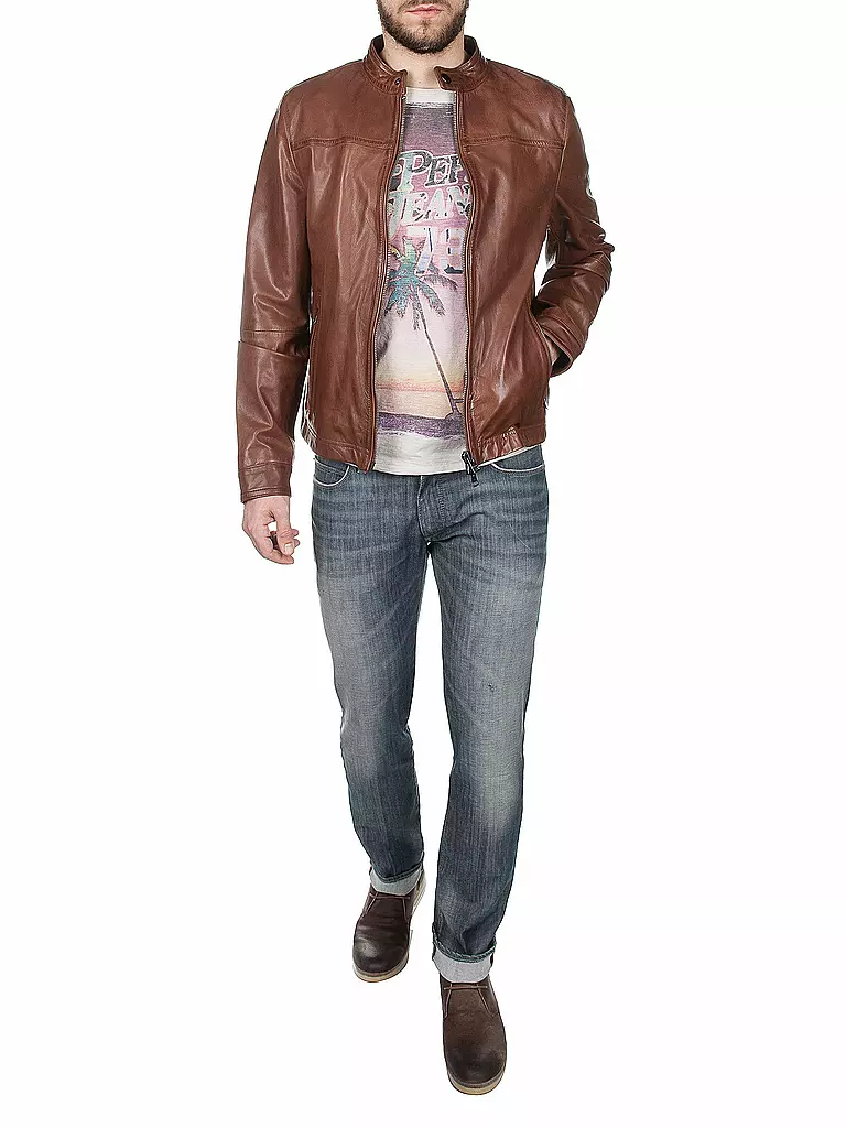 TOMMY HILFIGER | Lederjacke "Stanford" | 
