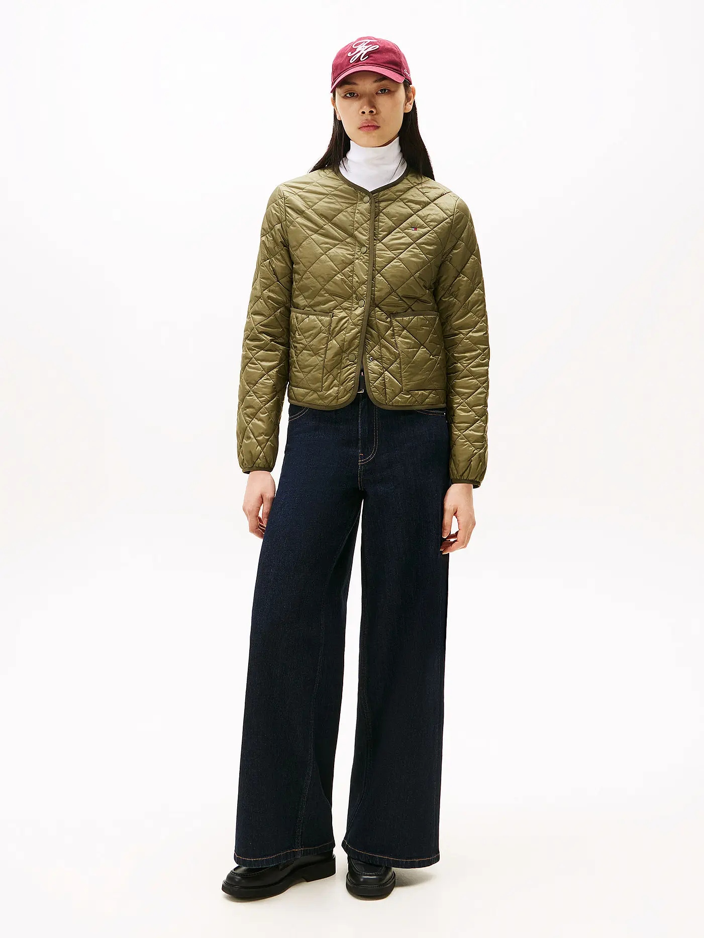 TOMMY HILFIGER | Leichtsteppjacke  | olive