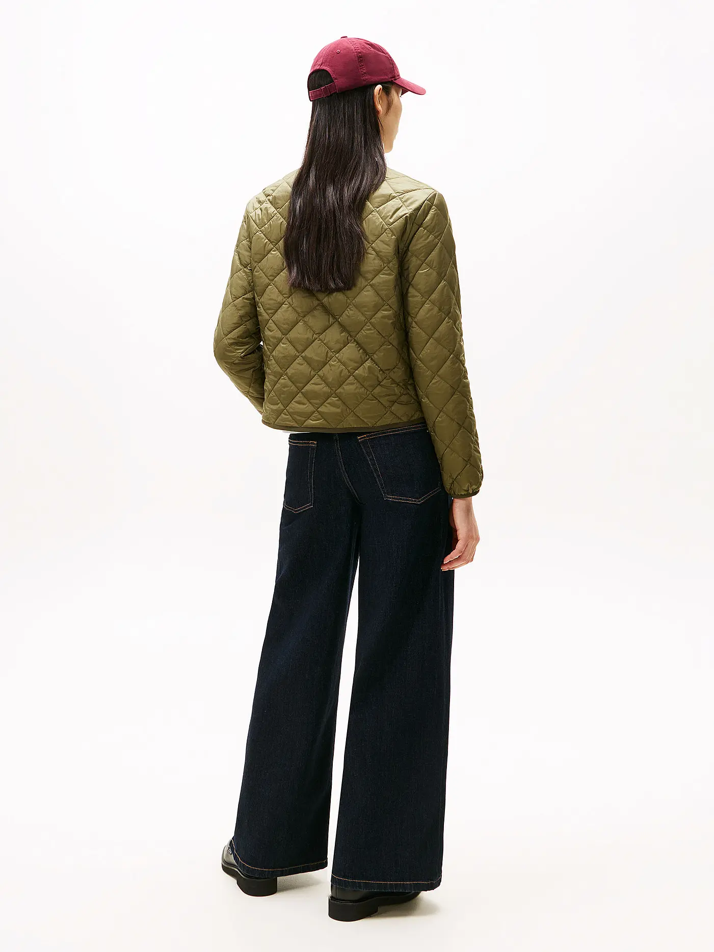 TOMMY HILFIGER | Leichtsteppjacke  | olive