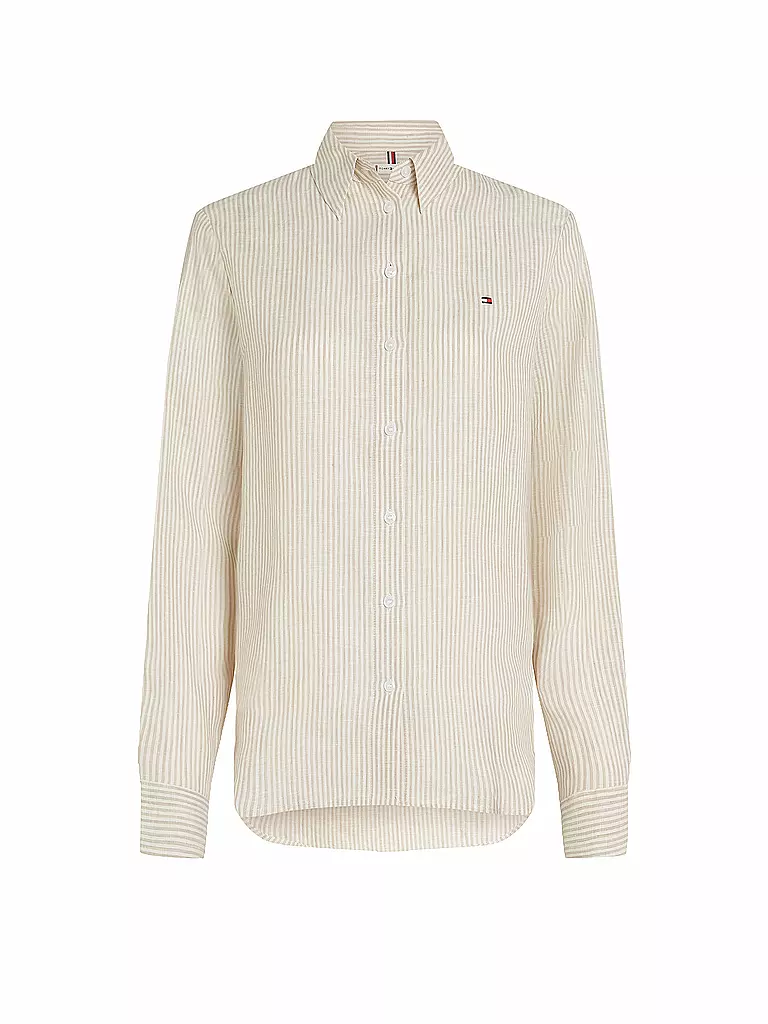 TOMMY HILFIGER | Leinenbluse | weiss