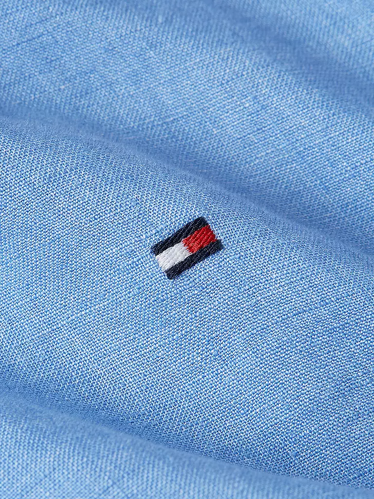 TOMMY HILFIGER | Leinenhemd  | hellblau