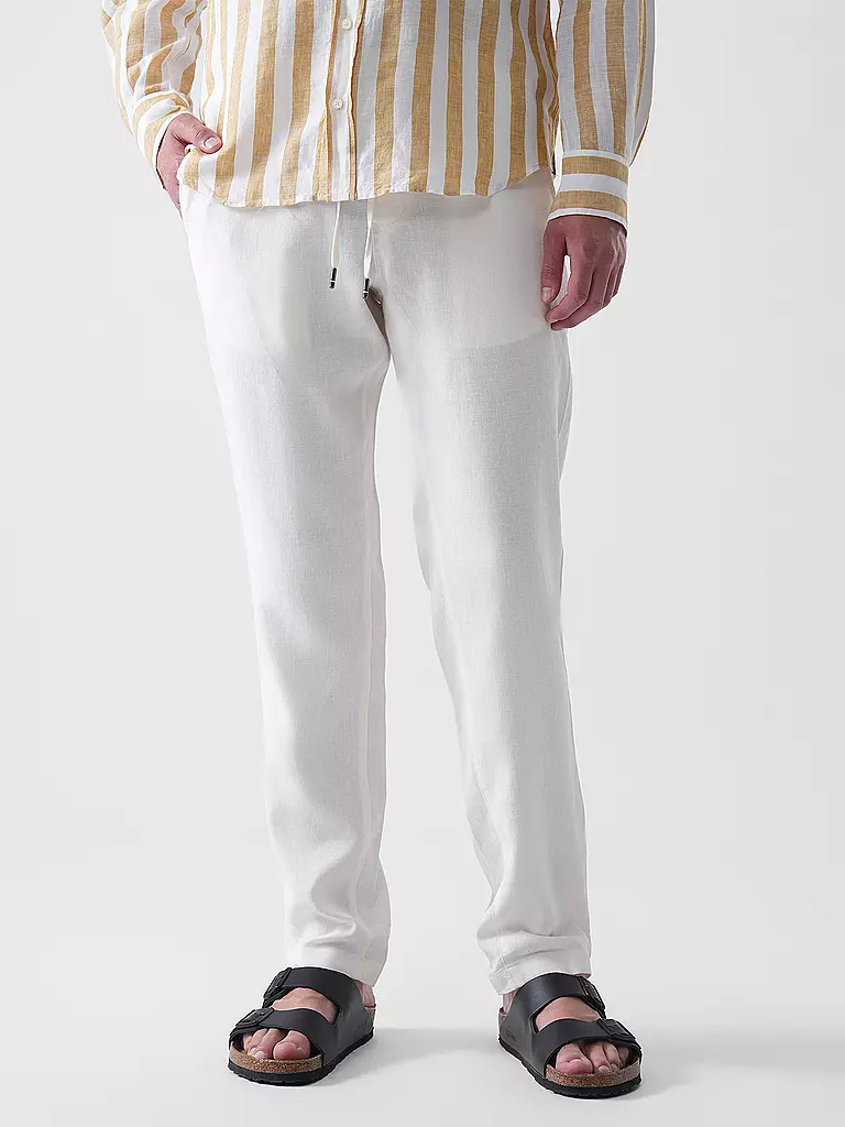 TOMMY HILFIGER | Leinenhose SORONA | creme