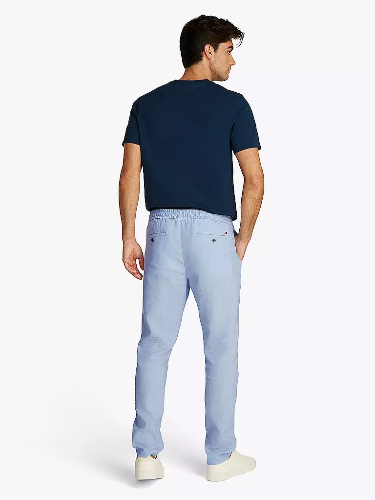 TOMMY HILFIGER | Leinenhose SORONA | hellblau