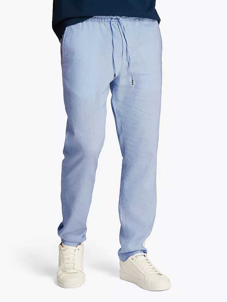 TOMMY HILFIGER | Leinenhose SORONA | hellblau