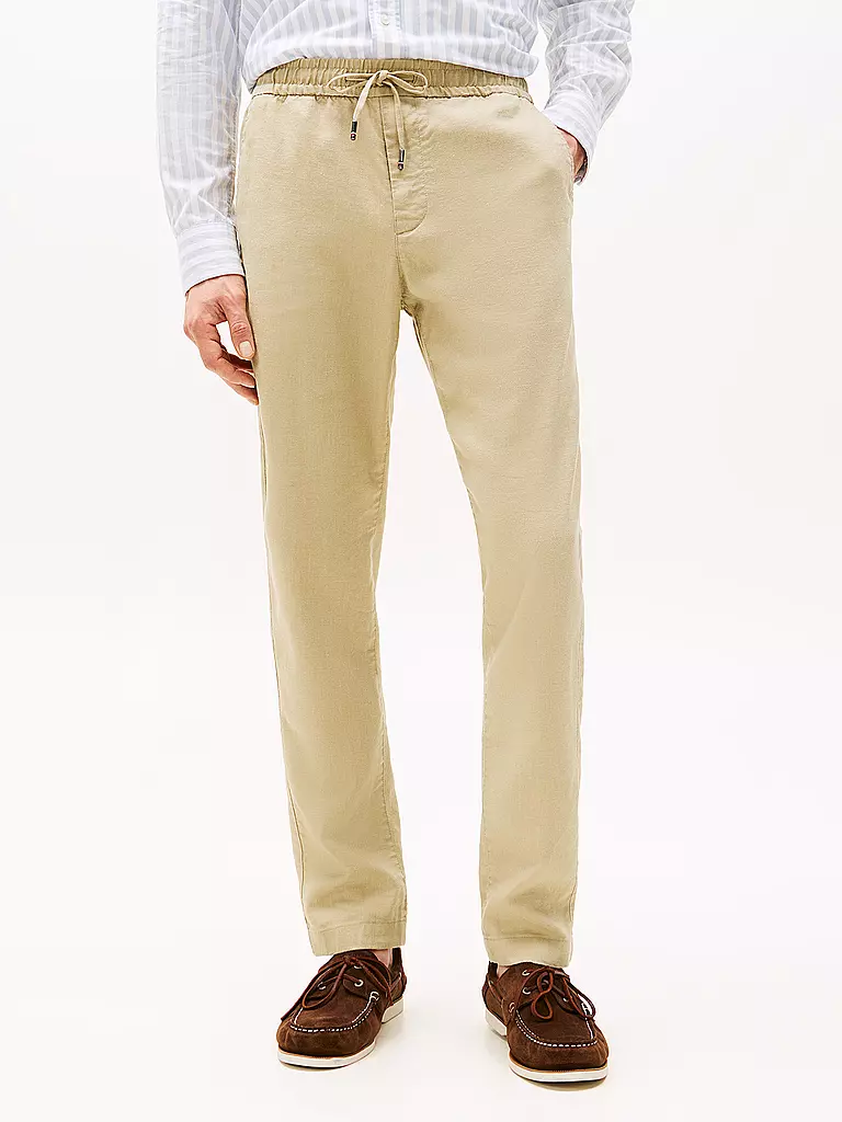 TOMMY HILFIGER | Leinenhose SORONA | hellblau