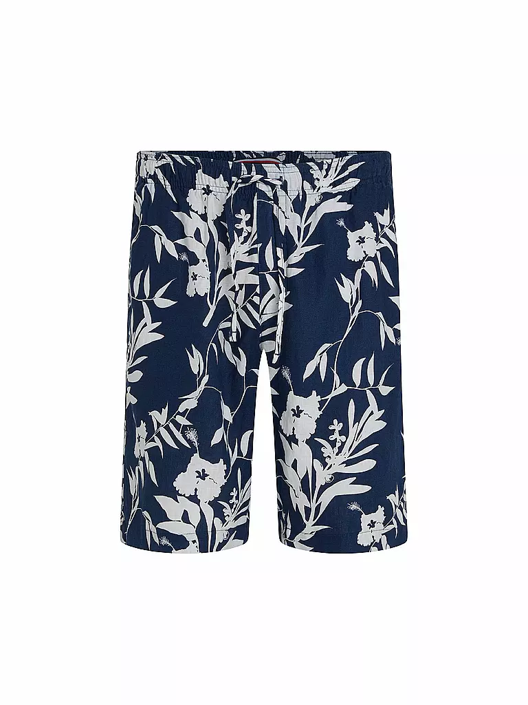 TOMMY HILFIGER | Leinenshorts HARLEM | dunkelblau