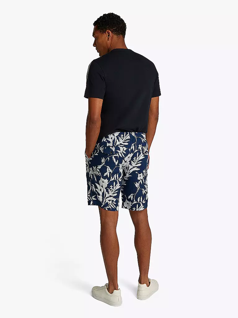 TOMMY HILFIGER | Leinenshorts HARLEM | dunkelblau