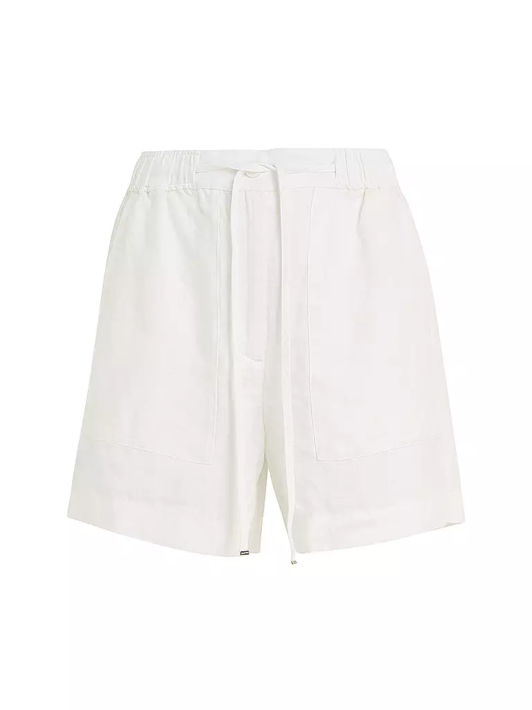 TOMMY HILFIGER | Leinenshorts | weiss