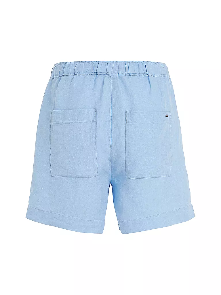 TOMMY HILFIGER | Leinenshorts | hellblau