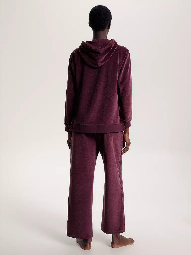 TOMMY HILFIGER | Loungewear Kapuzensweater - Hoodie | dunkelrot