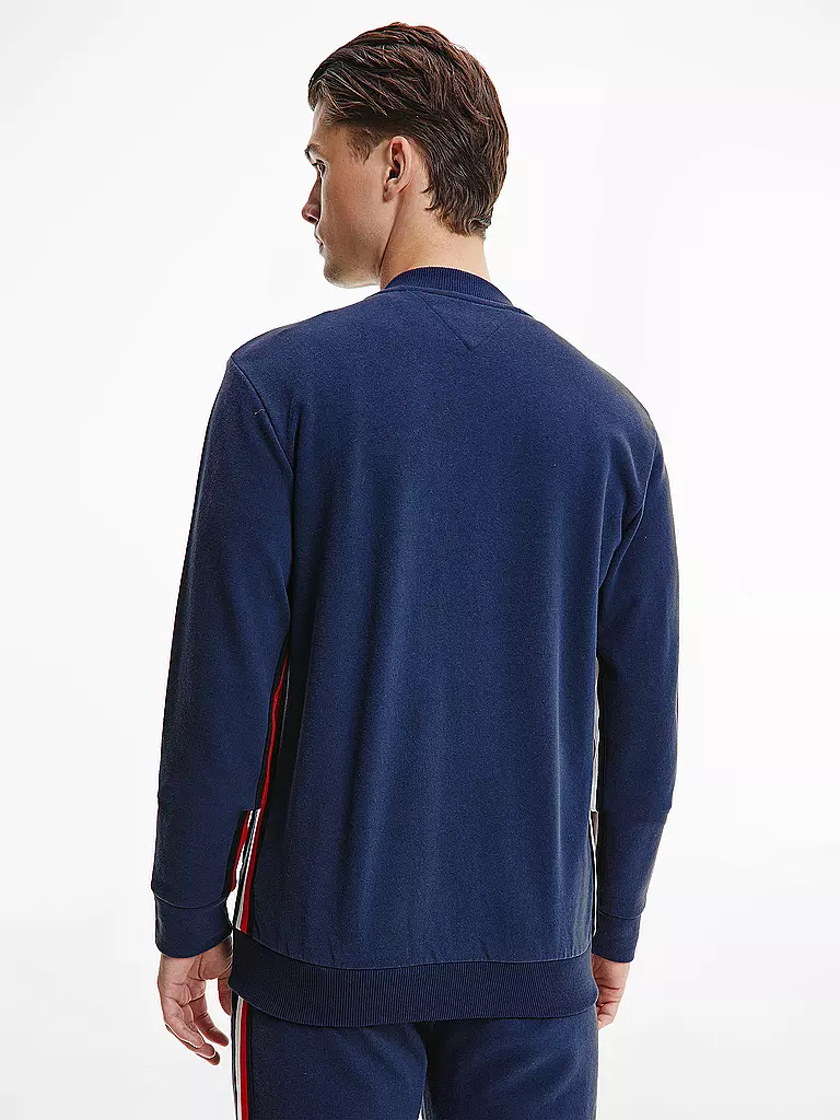 TOMMY HILFIGER | Loungewear Sweatjacke   | blau