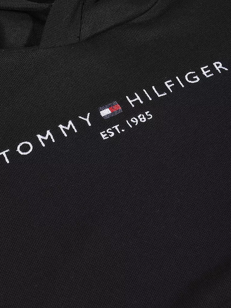 TOMMY HILFIGER | Mädchen Kapuzensweater - Hoodie Essential  | schwarz