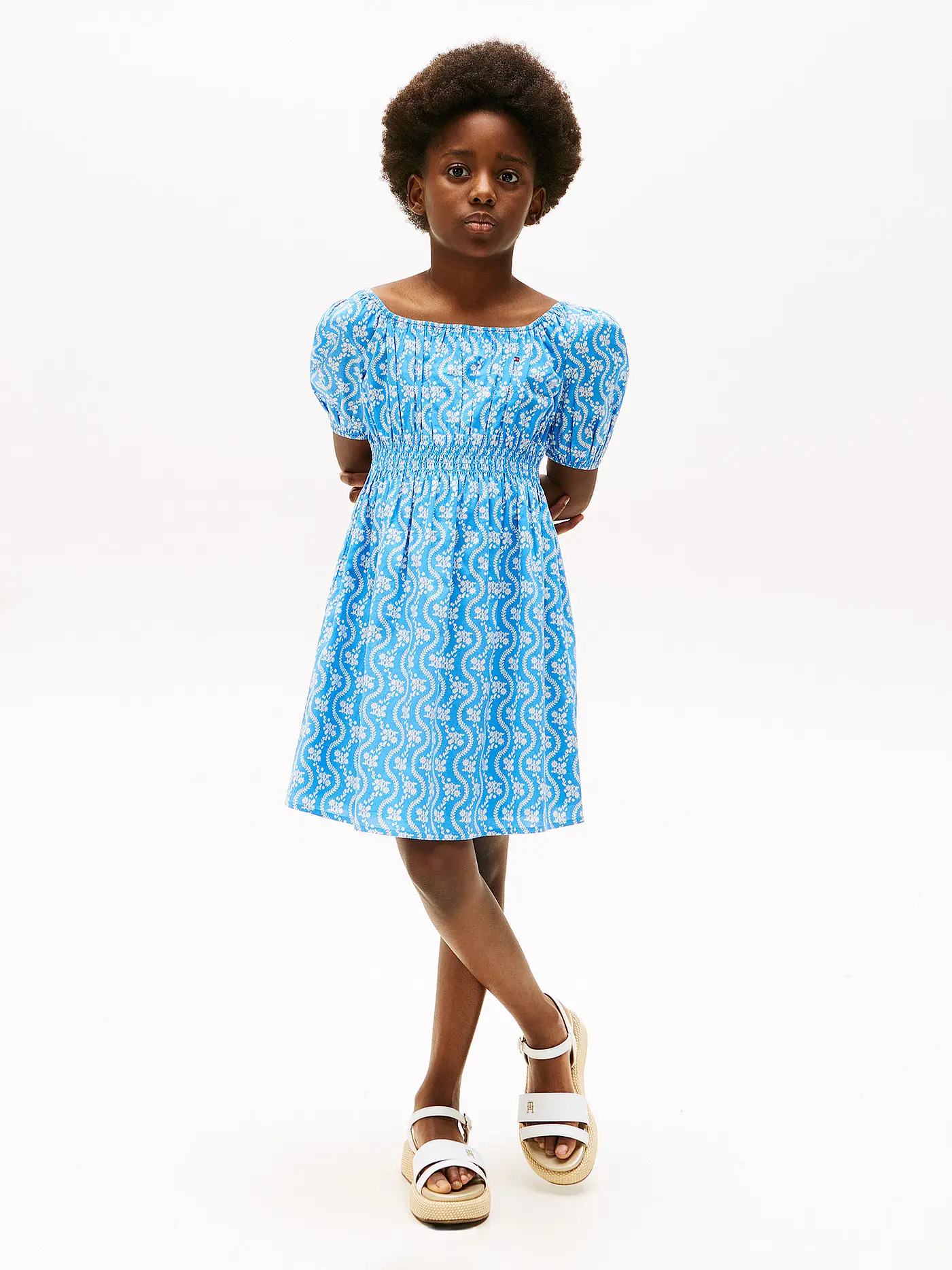 TOMMY HILFIGER | Mädchen Kleid | hellblau