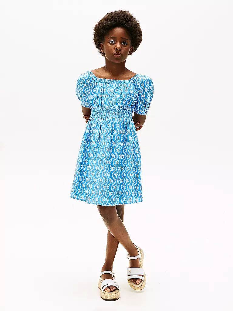 TOMMY HILFIGER | Mädchen Kleid | hellblau