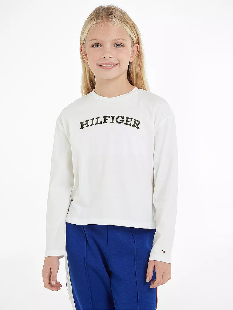 TOMMY HILFIGER | Mädchen Langarmshirt | weiss