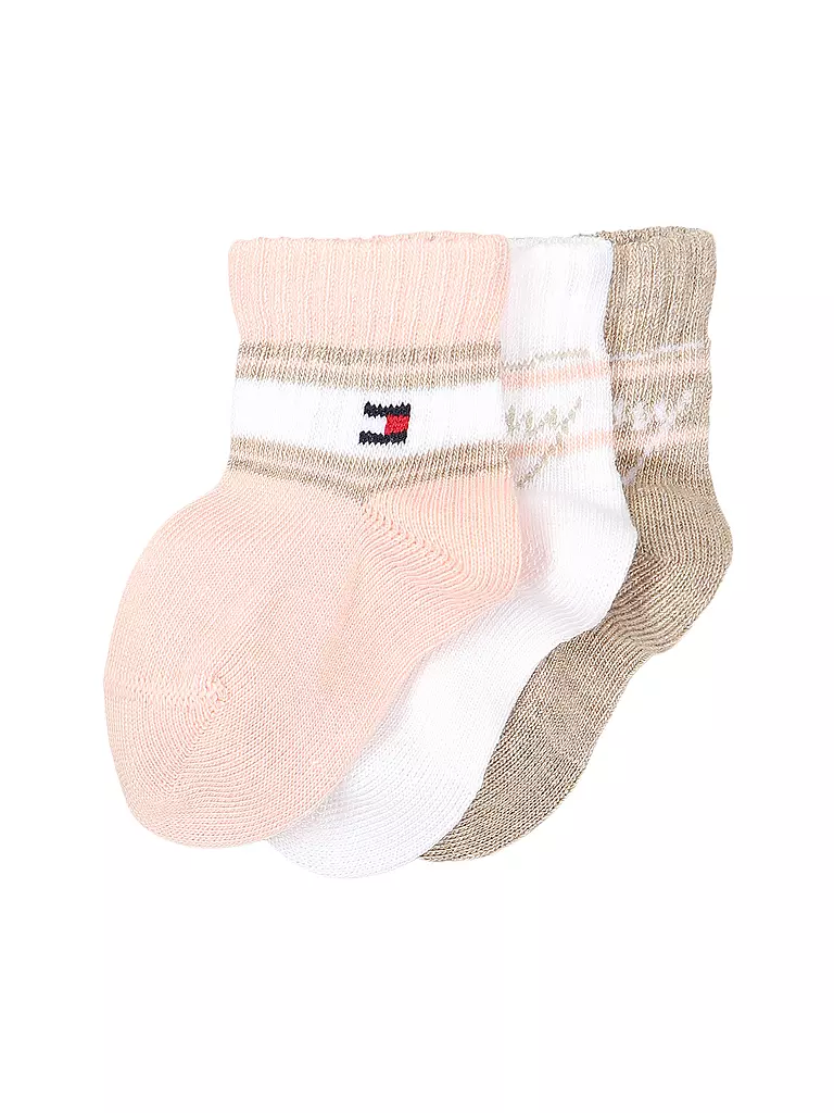 TOMMY HILFIGER | Mädchen Socken Geschenkebox 3er Pkg pink combo | rosa