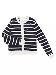 TOMMY HILFIGER | Mädchen Strickjacke  | dunkelblau