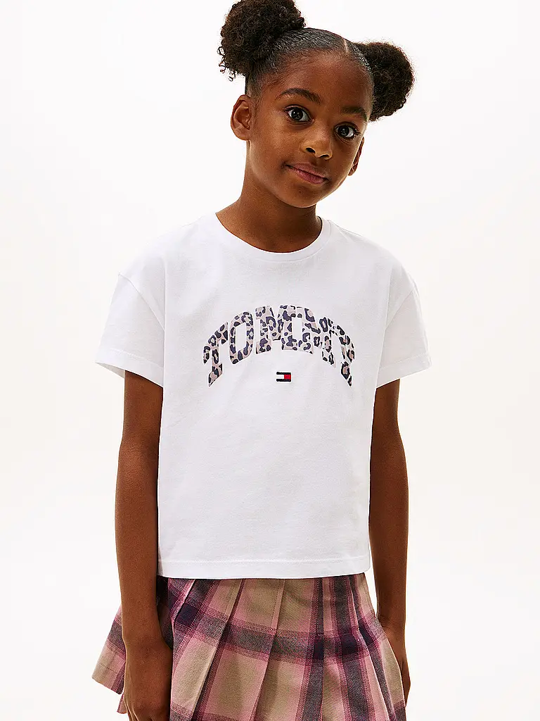 TOMMY HILFIGER | Mädchen T-Shirt  | weiss