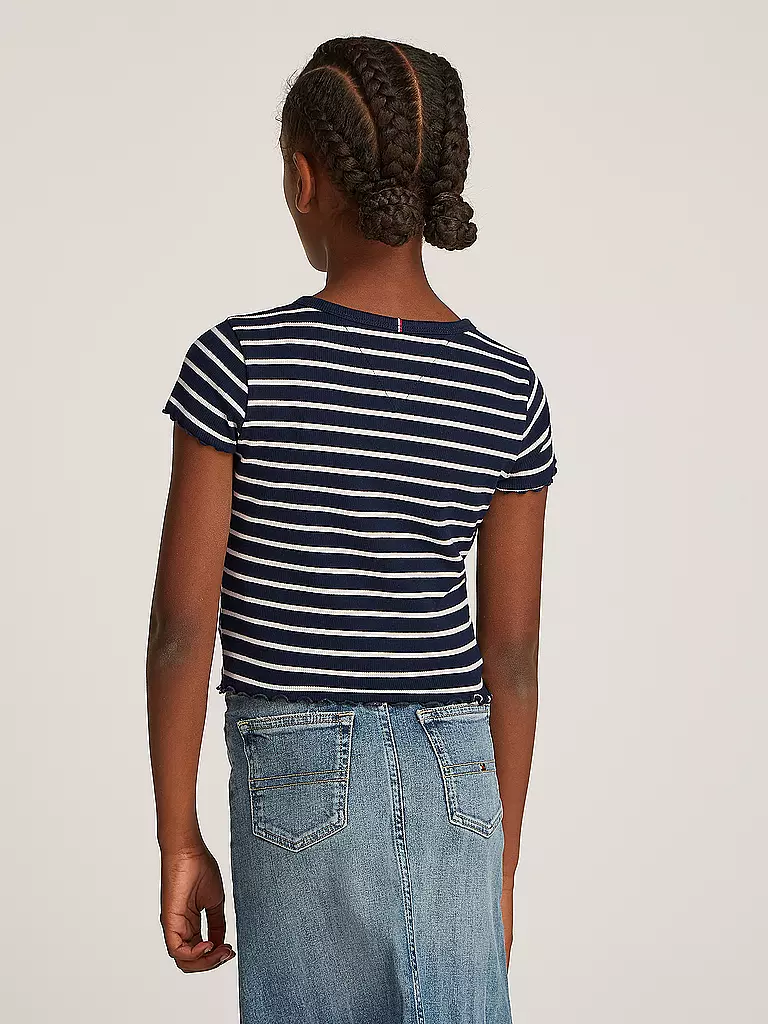 TOMMY HILFIGER | Mädchen T-Shirt  | dunkelblau