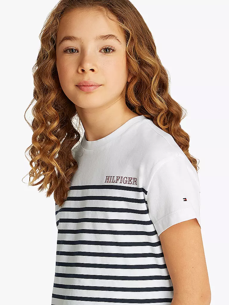 TOMMY HILFIGER | Mädchen T-Shirt  | weiss