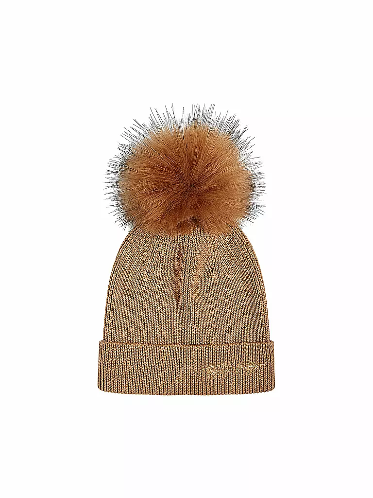 TOMMY HILFIGER | Mütze - Beanie Signature | Camel