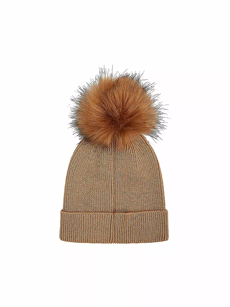 TOMMY HILFIGER | Mütze - Beanie Signature | Camel