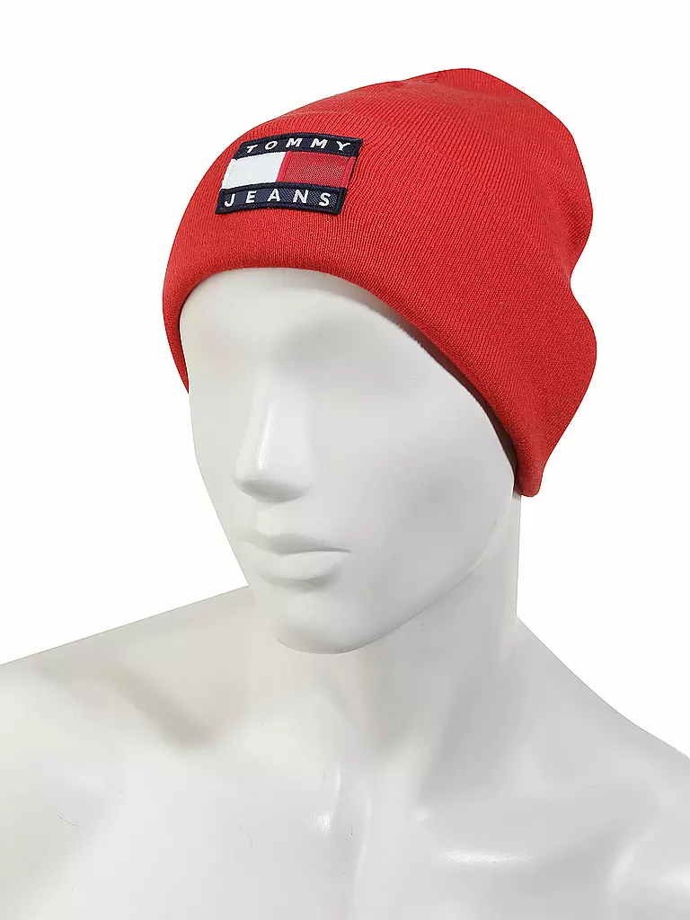 TOMMY HILFIGER | Mütze - Beanie | rot