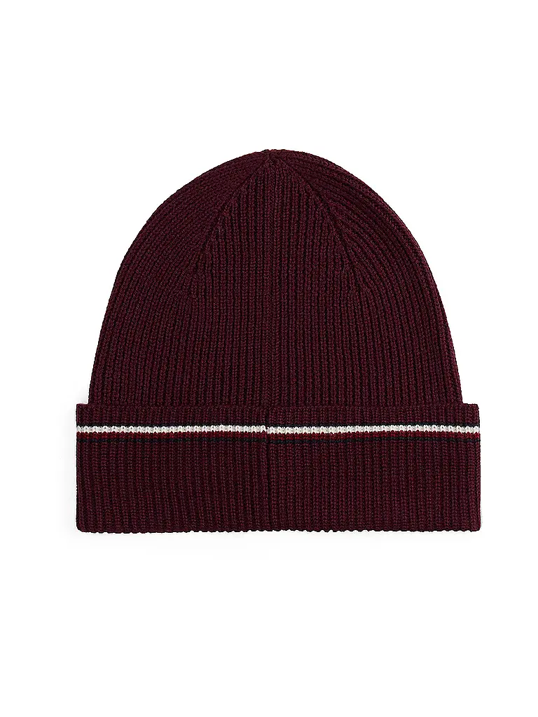 TOMMY HILFIGER | Mütze - Haube  | dunkelrot