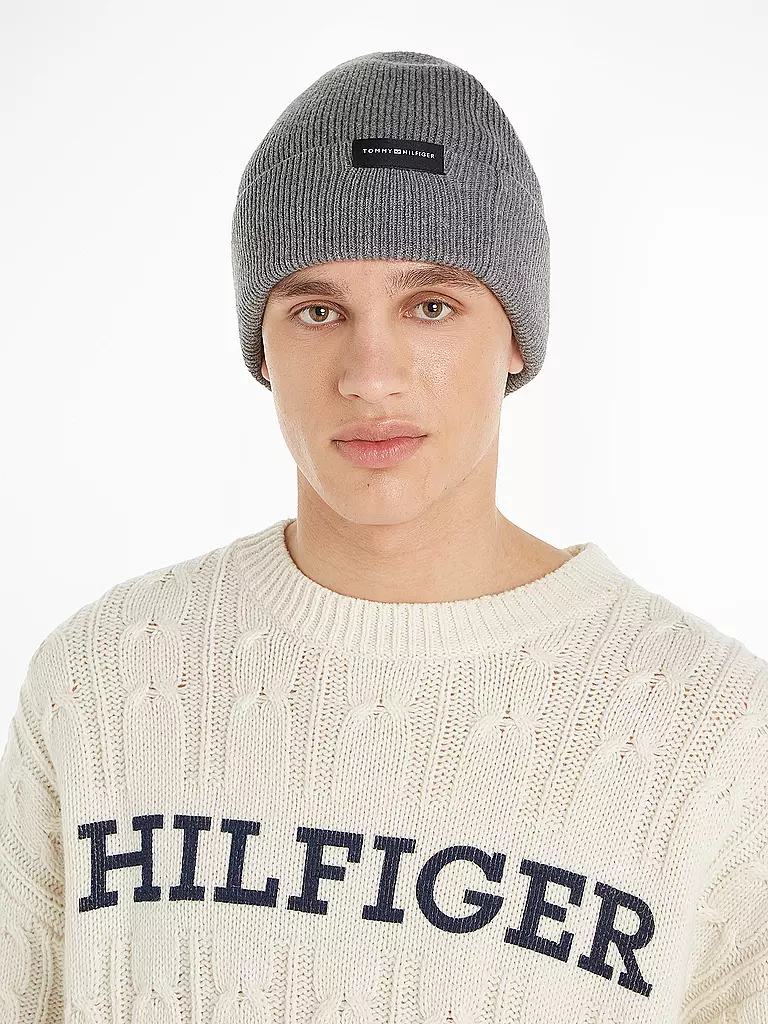 TOMMY HILFIGER | Mütze - Haube | grau