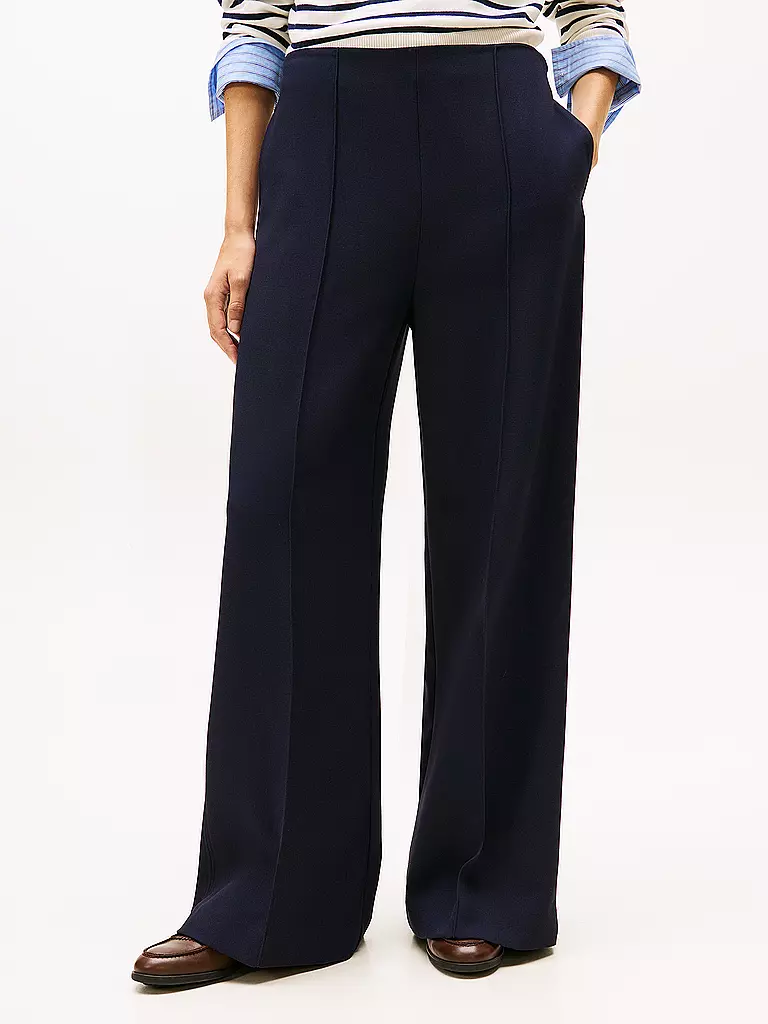 TOMMY HILFIGER | Marlenehose | dunkelblau