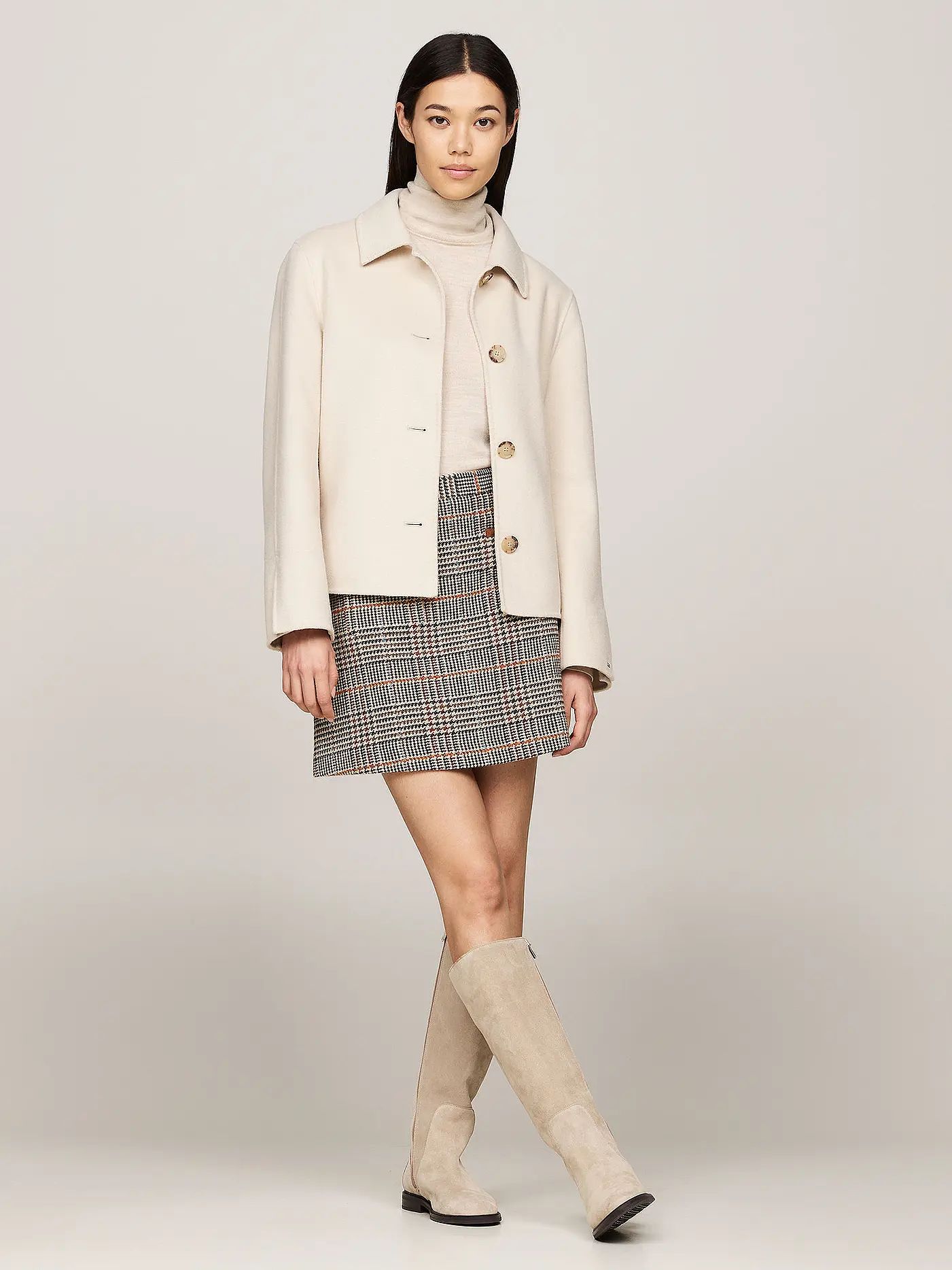 TOMMY HILFIGER | Minirock  | braun