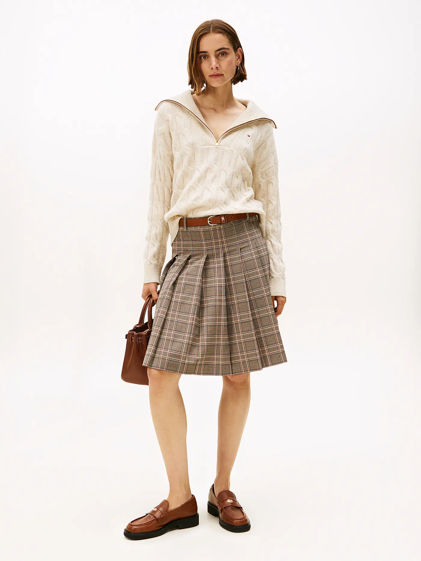 TOMMY HILFIGER | Minirock | braun