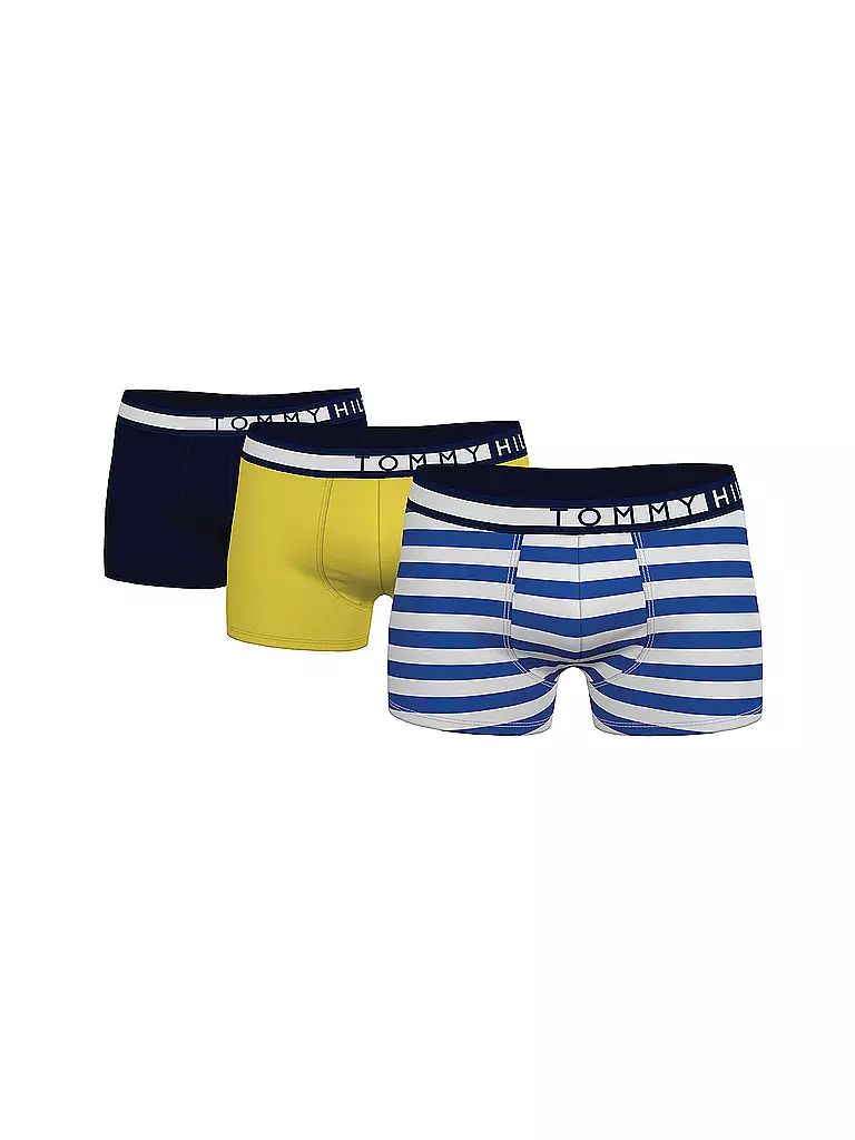 TOMMY HILFIGER | Pant 3er Pkg blau gelb | bunt