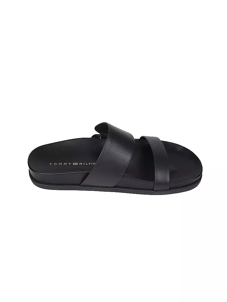 TOMMY HILFIGER | Pantoletten - Sandalen | schwarz