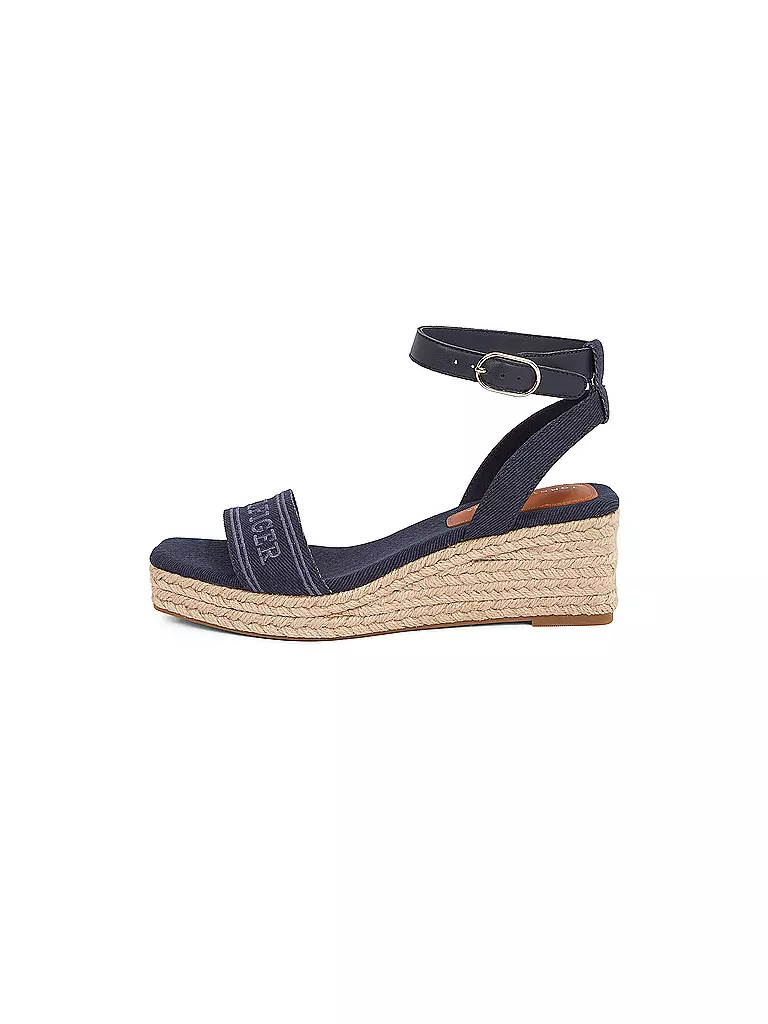 TOMMY HILFIGER | Pantoletten - Sandalen | dunkelblau