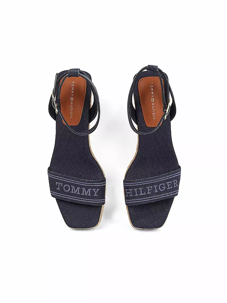 TOMMY HILFIGER | Pantoletten - Sandalen | dunkelblau