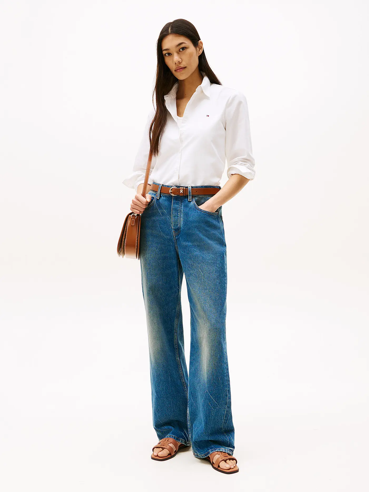 TOMMY HILFIGER | Pantoletten  | braun