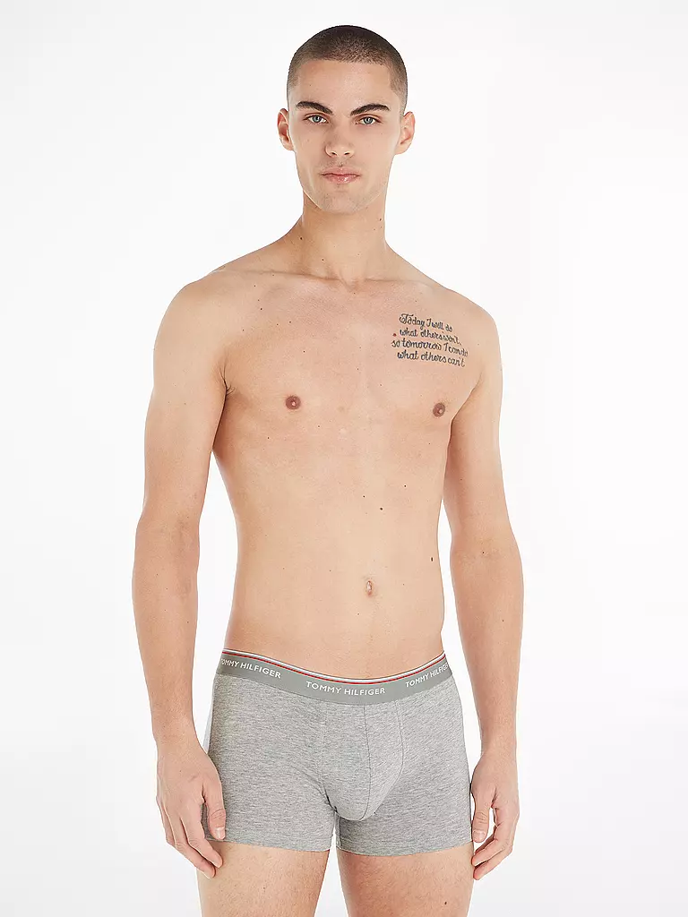 TOMMY HILFIGER | Pants 3er Pkg grey | schwarz