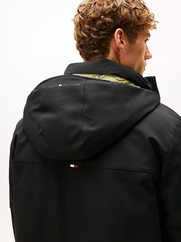 TOMMY HILFIGER | Parka | schwarz