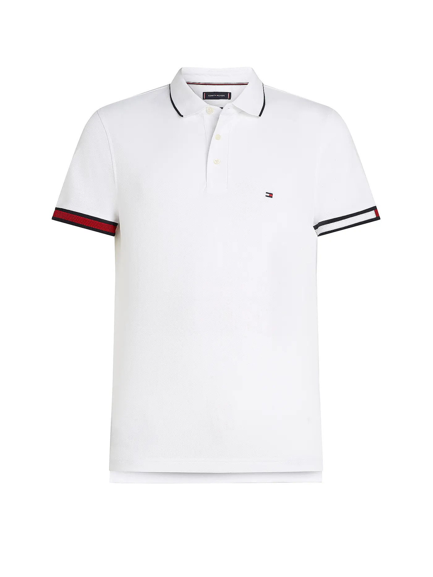 TOMMY HILFIGER | Poloshirt  | weiss