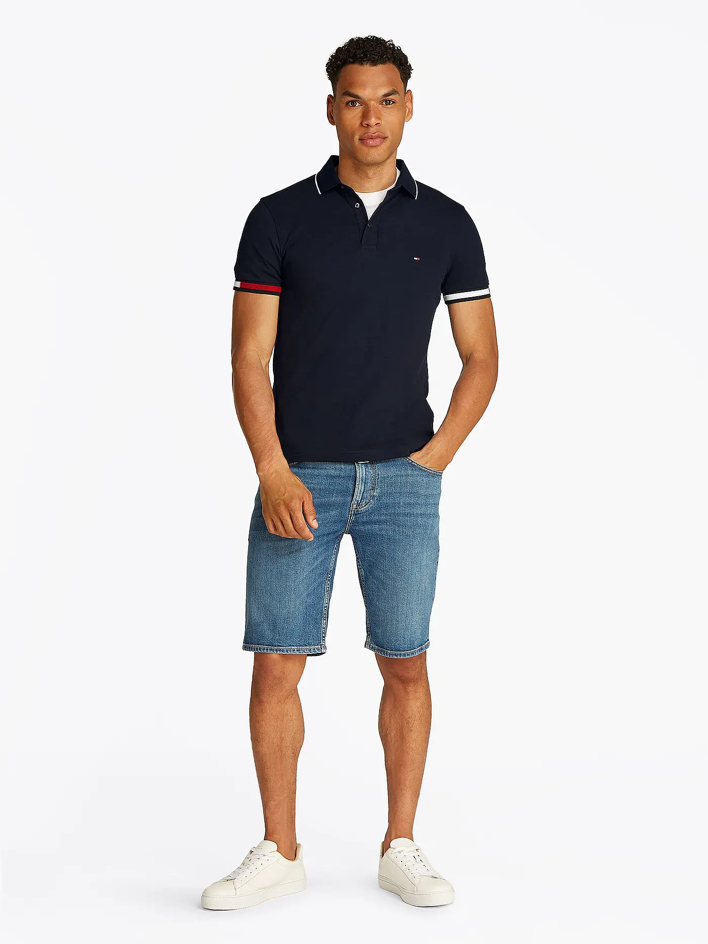 TOMMY HILFIGER | Poloshirt  | dunkelblau